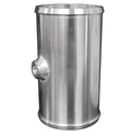 Billet Aluminum Coupler 1/8 Inch Npt 2.75 Inch OD X 5.0 Inch Long PPE Diesel