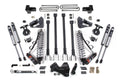 4 Inch Lift Kit w/ 4-Link FOX 2.5 Performance Elite Coil-Over Conversion Ford F350 Super Duty DRW 17-19 4WD Diesel