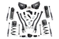 4 Inch Lift Kit w/ 4-Link Ram 2500 14-18 4WD Diesel NX2 Nitro Shocks