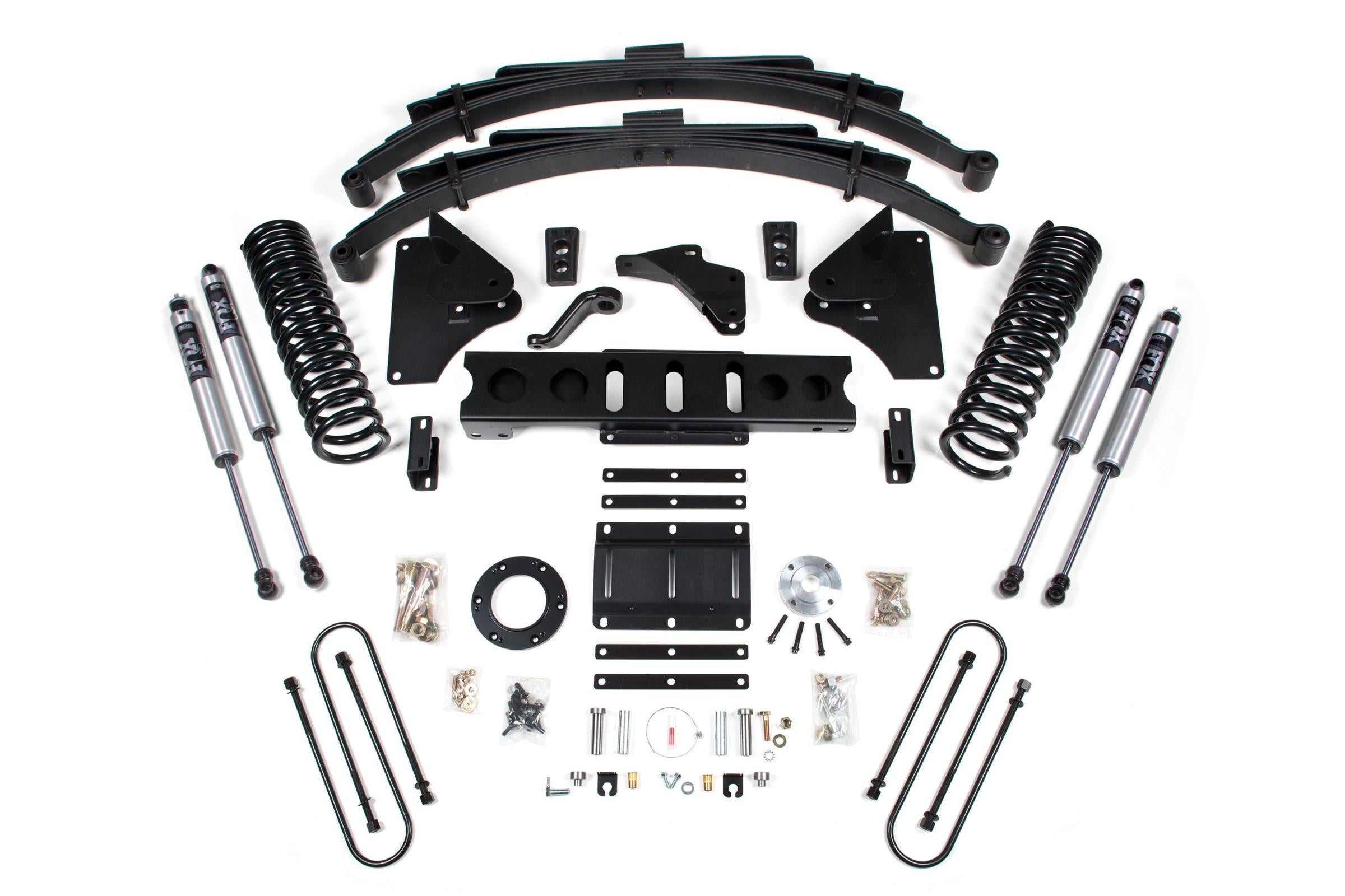 6 Inch Lift Kit Ram 3500 13-18 4WD Diesel Leaf Springs 6 Bolt Fox 2.0 Performance Shocks