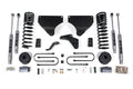4 Inch Lift Kit Ram 3500 w/ Rear Air Ride 13-18 4WD Diesel Fox 2.0 Performance Shocks
