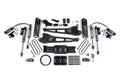 4 Inch Lift Kit w/ Radius Arm 2 Inch Rear Block Ram 3500 19-24 4WD Diesel Without Factory Rear Overload Leaf 6 Bolt Fox 2.5 Performance Elite