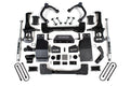 25-Up Silverado/Sierra 1500 4WD 4 Inch Suspension Lift Kit 3.0 Diesel / 2.7 Gas 3 Inch Rear Block Spacer Front Fox 2.0 PS Rear BDS Suspension