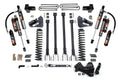 4 Inch Lift Kit 4-Link Conversion Ford F250/F350 Super Duty 17-19 4WD Diesel 5 Inch Block 3 Leaf Main Fox 2.5 Performance Elite Shocks