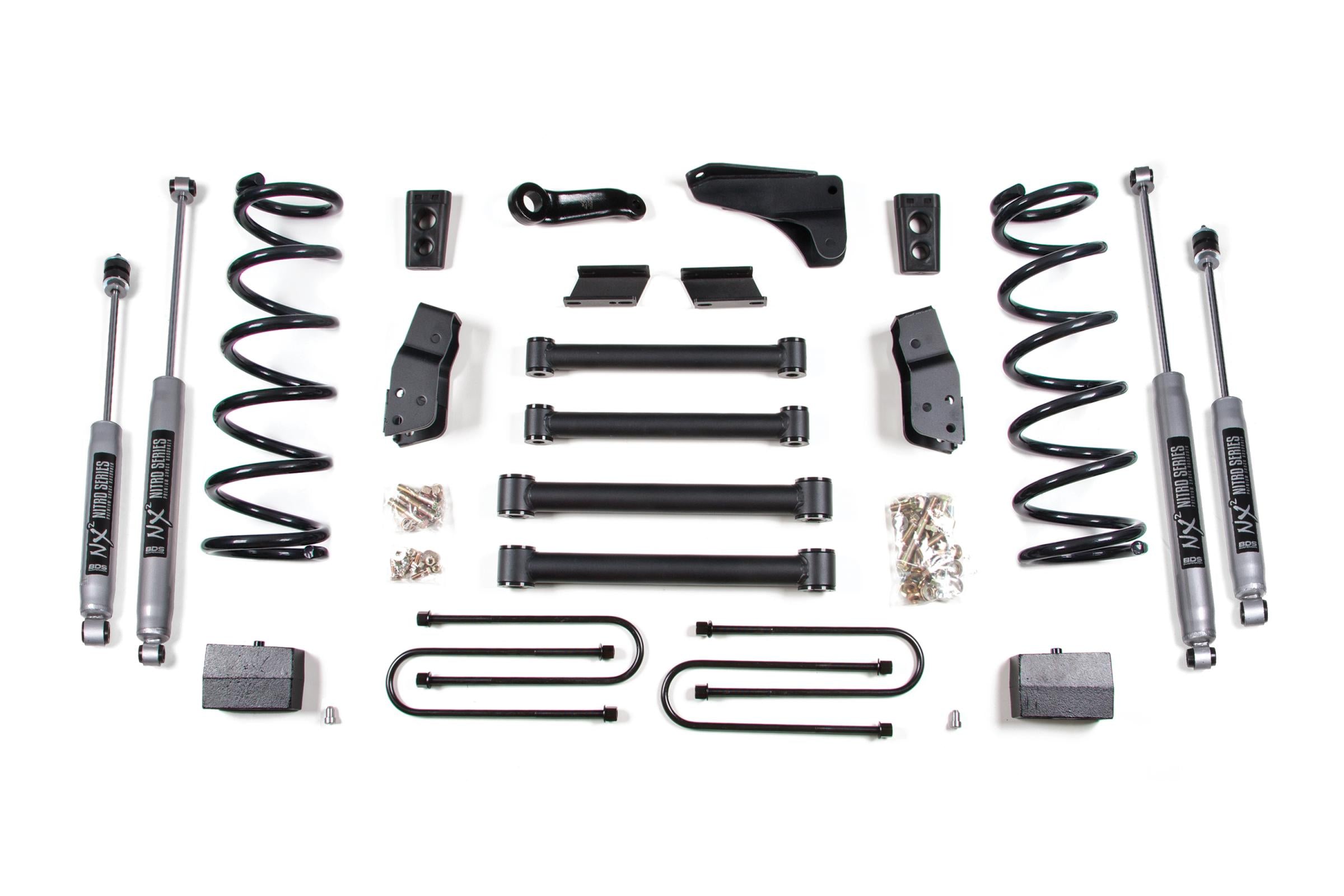 6 Inch Lift Kit Dodge Ram 2500/3500 2008 4WD Diesel 4 Inch Block 4 Inch Axle NX2 Nitro