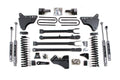 6 Inch Lift Kit w/ 4-Link Ford F250/F350 Super Duty 05-07 4WD Diesel 5 Inch Block with Overload NX2 Nitro