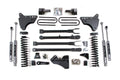 4 Inch Lift Kit w/ 4-Link Ford F250/F350 Super Duty 08-10 4WD Diesel Block Kit Without Factory Overload NX2 Nitro