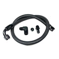 03-07 Dodge Cummins Lower heater Hose Black Braided Full Send Diesel
