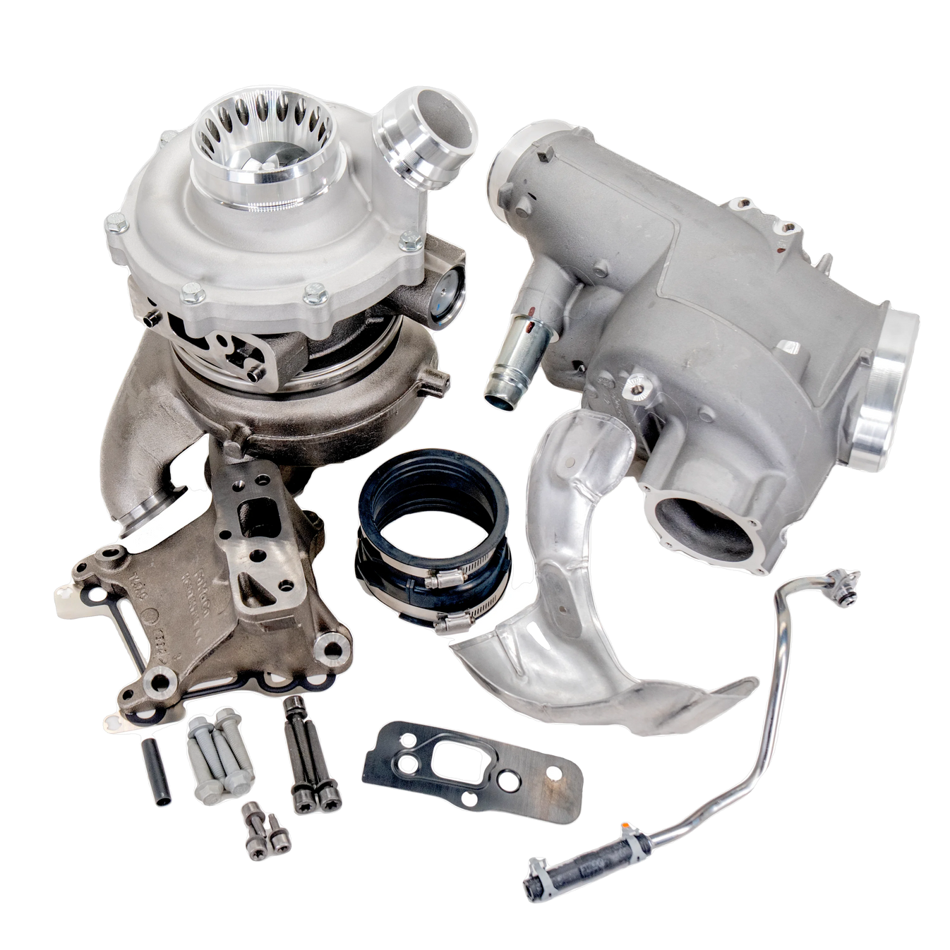 KC Turbos Stage 2 Warlock Turbo ALREADY HAS Piping Kit