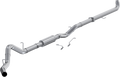 2001-2004 Chevrolet/GMC Silverado/Sierra 2500/3500 6.6L EC/CC 4 Inch Downpipe-Back Single Side Exit Aluminized Steel MBRP