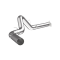 4 Inch Filter Back-No Muffler Single Side For 07-10 Silverado/Sierra 2500/3500 Duramax All LMM T409 Stainless Steel MBRP