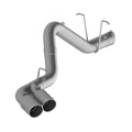 4 Inch Filter Back Dual Outlet Single Side Aluminized Steel For 11-19 Silverado/Sierra 2500/3500 Duramax MBRP