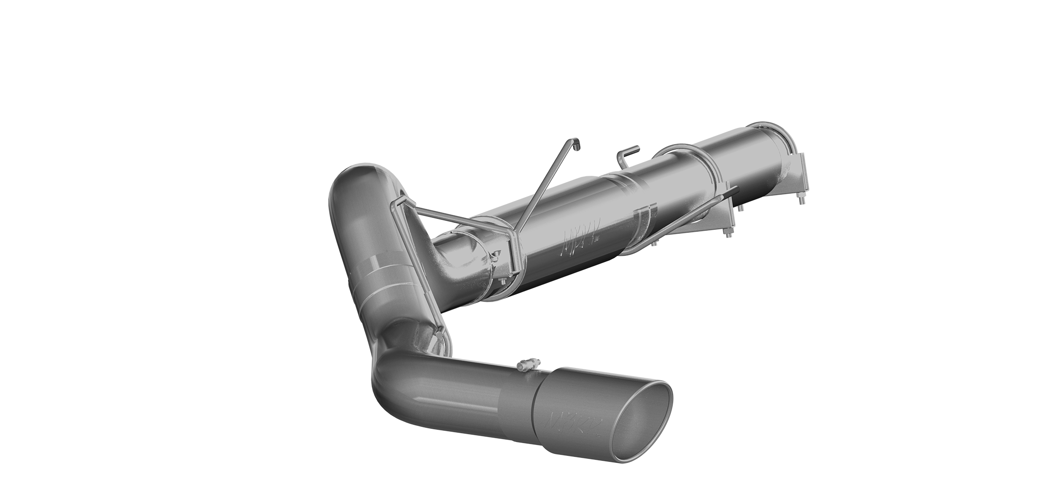 5 Inch Cat Back Exhaust System Single Side Exit Aluminized Steel For 04-07 Dodge Ram 2500/3500 MBRP