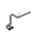 Ford 4 Inch DPF Back Single Dual Outlet Armor Plus Series For 11-16 Ford F-250/350/450 6.7L MBRP