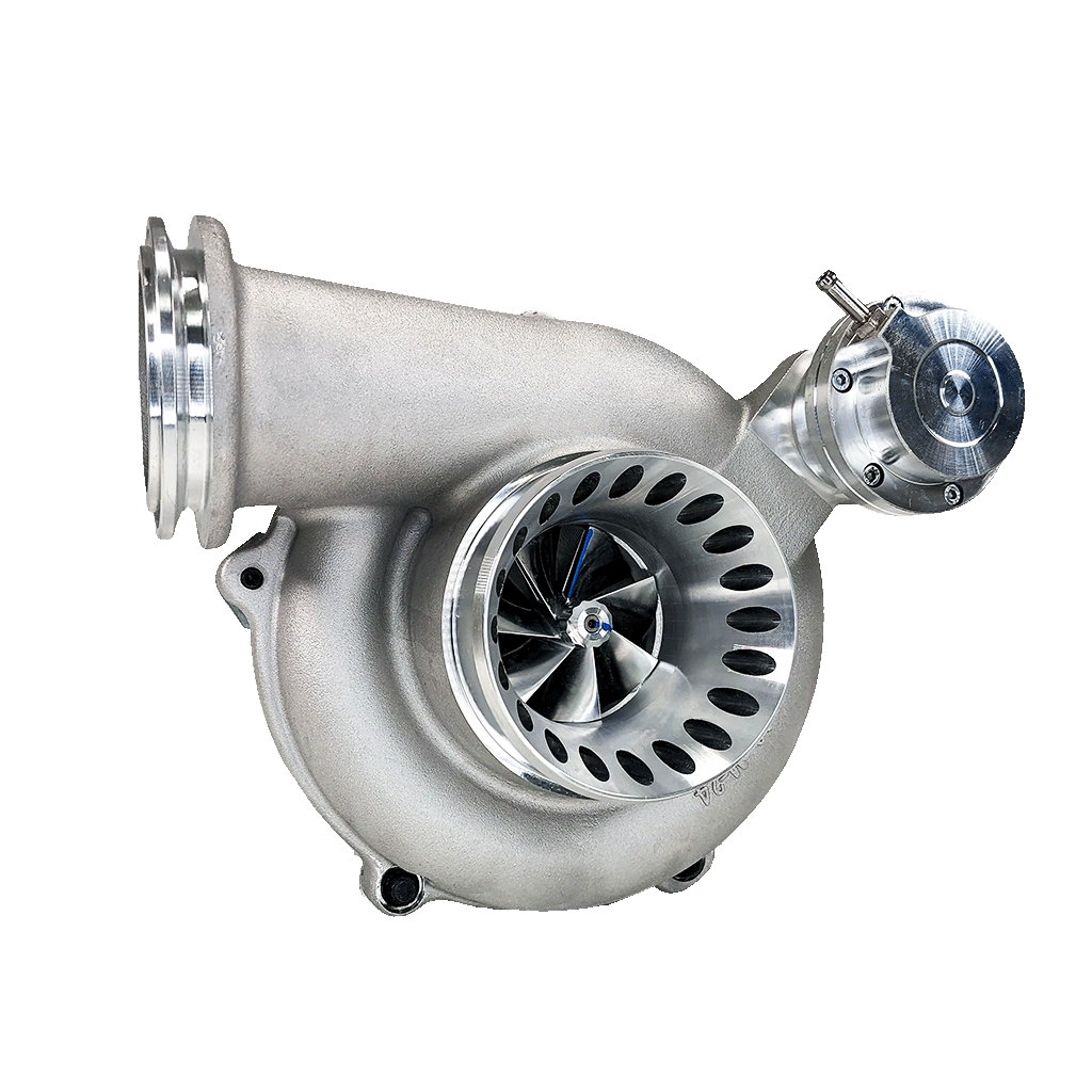 KC38r Stage 3 Dual Ball Bearing Turbo - 7.3 Powerstroke (E99) - .84 A/R  (Special Cover)